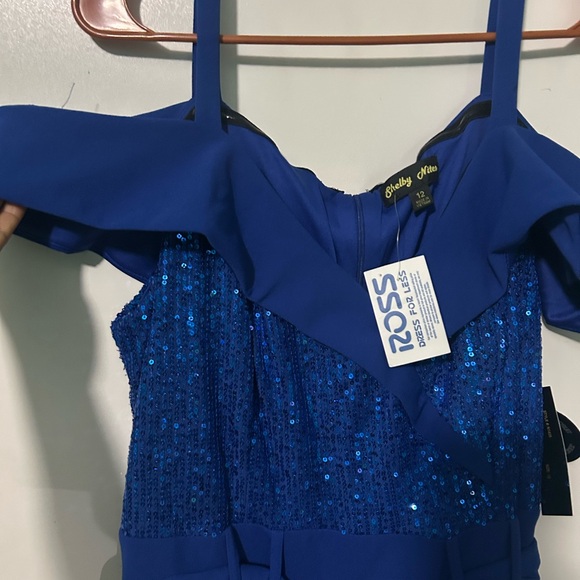 Elegant Blue Women's Jumpsuit - Picture 8 of 8